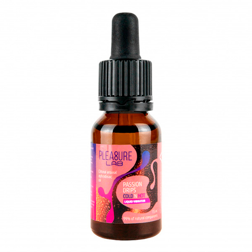 Жидкий вибратор с афродизиаком Pleasure Lab Passion Drips Cold n Hot 15мл
