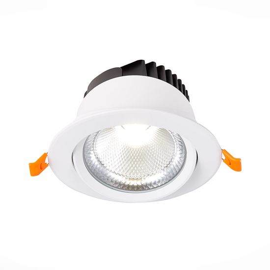 ST211.538.15.36 Св-к встр. Белый LED 1*15W 3000K 1 125Lm Ra80 36° IP20 D109xH65 220-240V Встраиваемые светильники