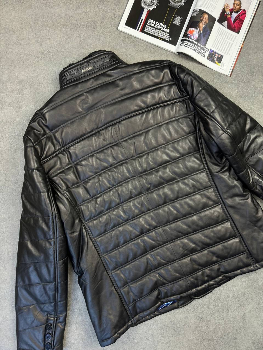 Куртка Stefano Ricci вставка из кожи крокодила