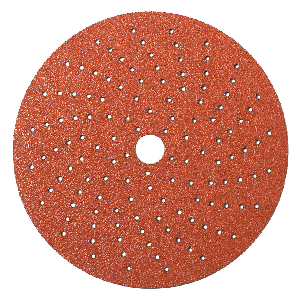 SANDWOX ORANGE CERAMIC диск на бумажной основе, керамика Ø150мм, Р220,липучка Multi holes