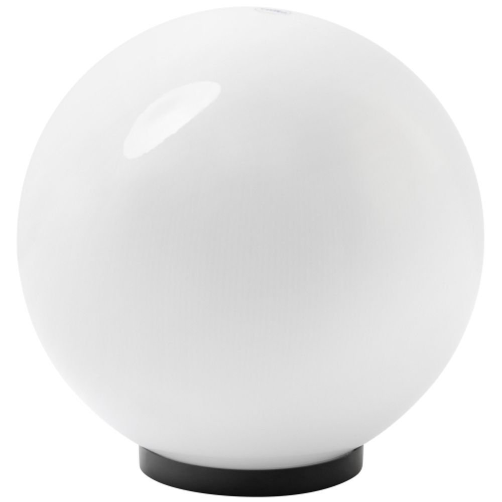 Садово-парковый светильник ЭРА НТУ 02-100-301 шар опаловый призма на опору / кронштейн IP44 Е27 max100Вт d300mm