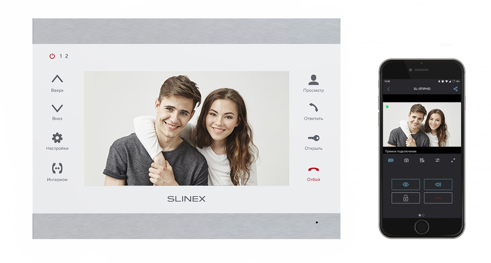 Видеодомофон Slinex SL 07N Cloud Стильный видеодомофон с функцией переадресации вызова на смартфон