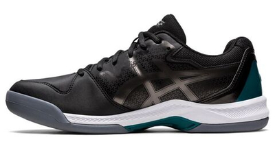Мужские кроссовки теннисные Asics Gel-Dedicate 7 Indoor - black/gunmetal