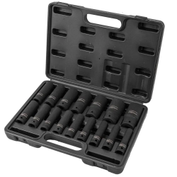 Головки ударные, набор 16пр., 1/2''(10-19, 21, 22, 24, 27, 30, 32мм, 6гр.) SIGMATOOL Sigmatool-4167-5MPB