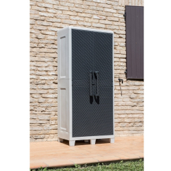 Уличный пластиковый шкаф Toomax Santorini XL Shelves