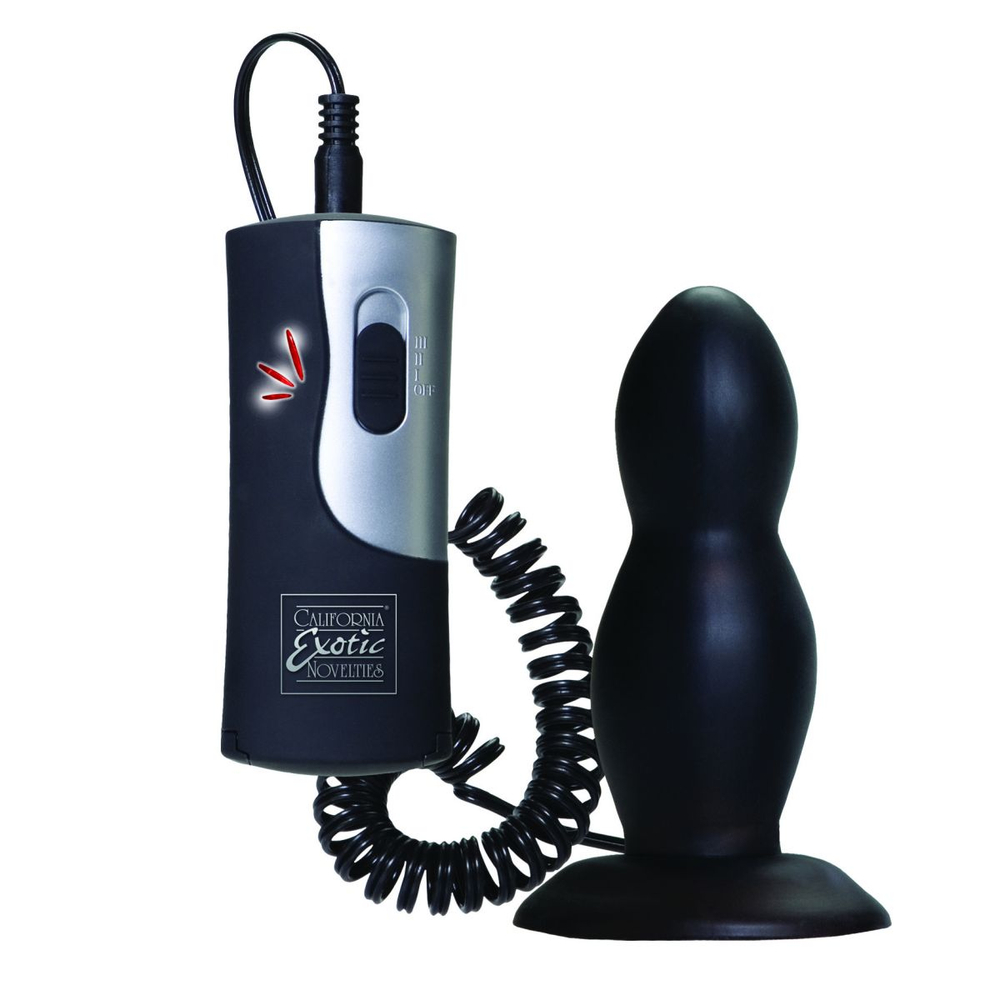 Анальная пробка для мужчин Rookie - 11 см. (Цвет: черный)