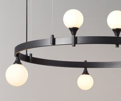 Kink Light 07808-6,19 Люстра Бьянки черный G9 6*7W