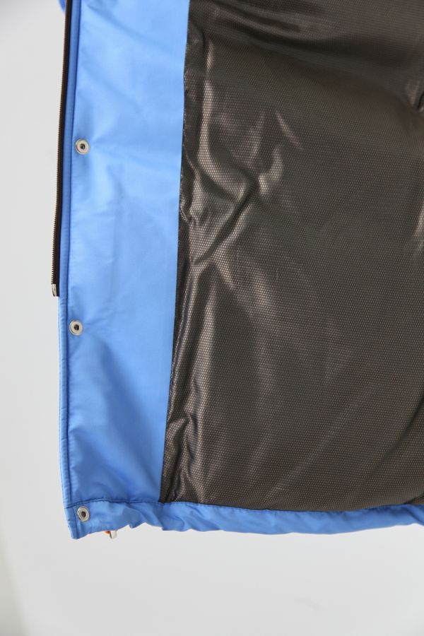 Парка оверсайз голубая - фото 17