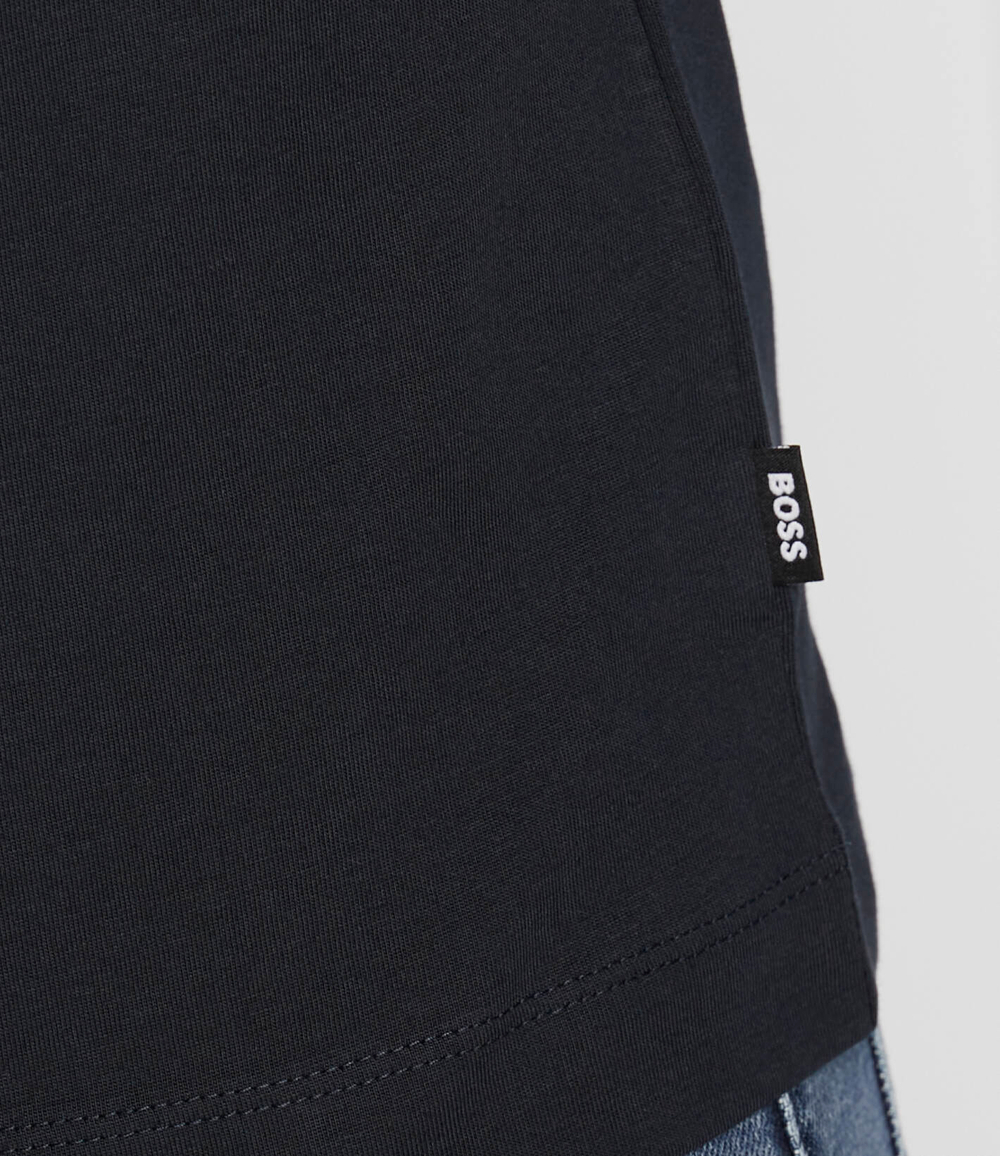 футболка thompson BOSS BLACK - темно-синий(50468347)