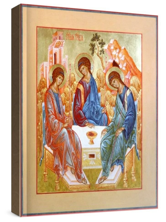 Троица (рукописная икона)