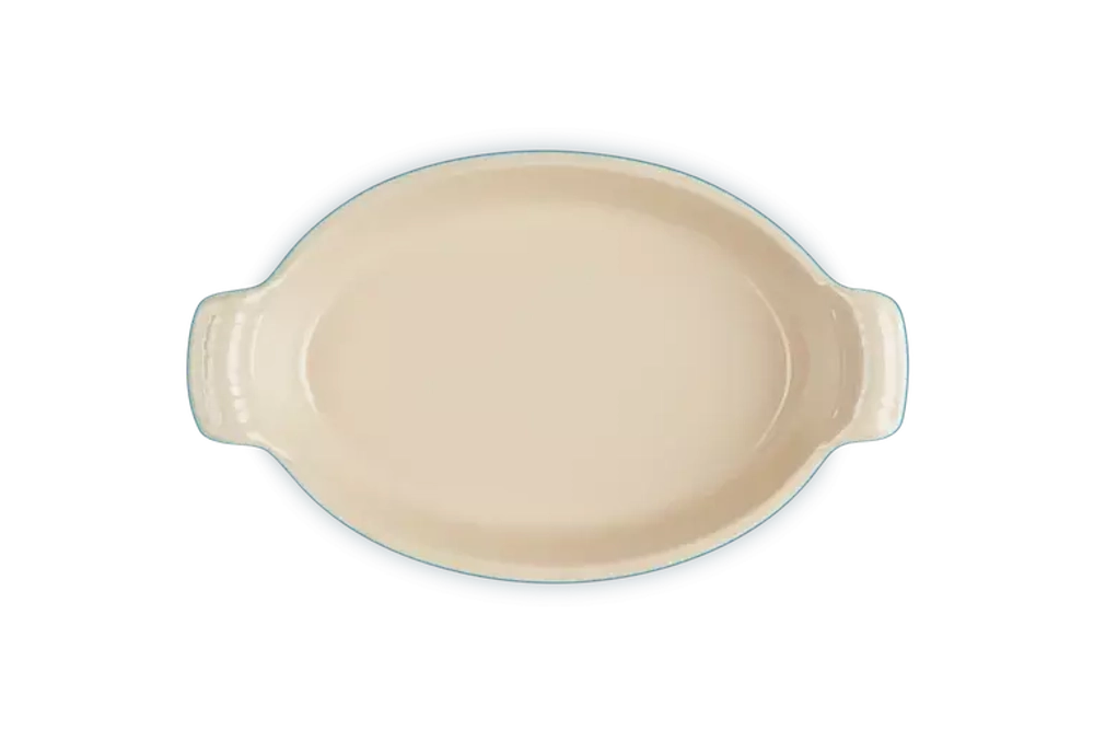 Le Creuset - Форма для выпечки 28см, овальная, темно-бирюзовая. / артикул   61105286420006  / GTIN 630870319683