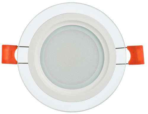 Светильник светодиодный ДВО 1620 со стеклом круг 6Вт 4000К IP20 IEK