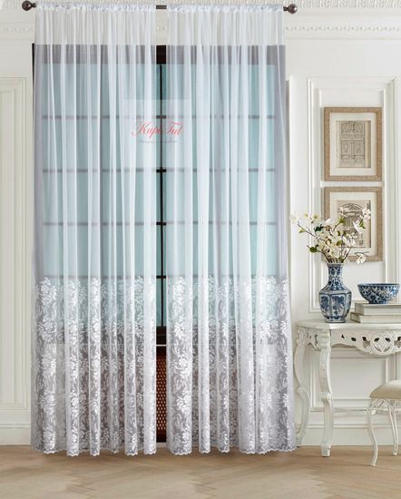 Тюль Адель-2 матовый батист (молочный)