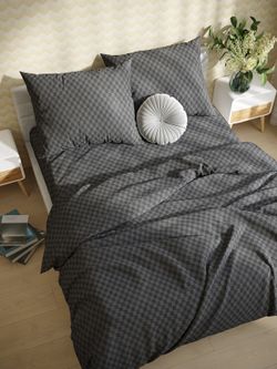 Простынь на резинке поплин Сказка "Роджер" 160x200 см