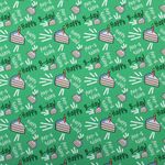 Бумага упаковочная "Funny Notes", 70x100 см, 10 дизайнов ассорти, ЗОЛОТАЯ СКАЗКА, 591919, 1шт