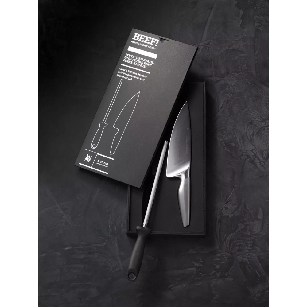 WMF - Нож Chef&#39;s Edition + набор точильных камней / артикул   18 8212 9992  / GTIN 4000530697455