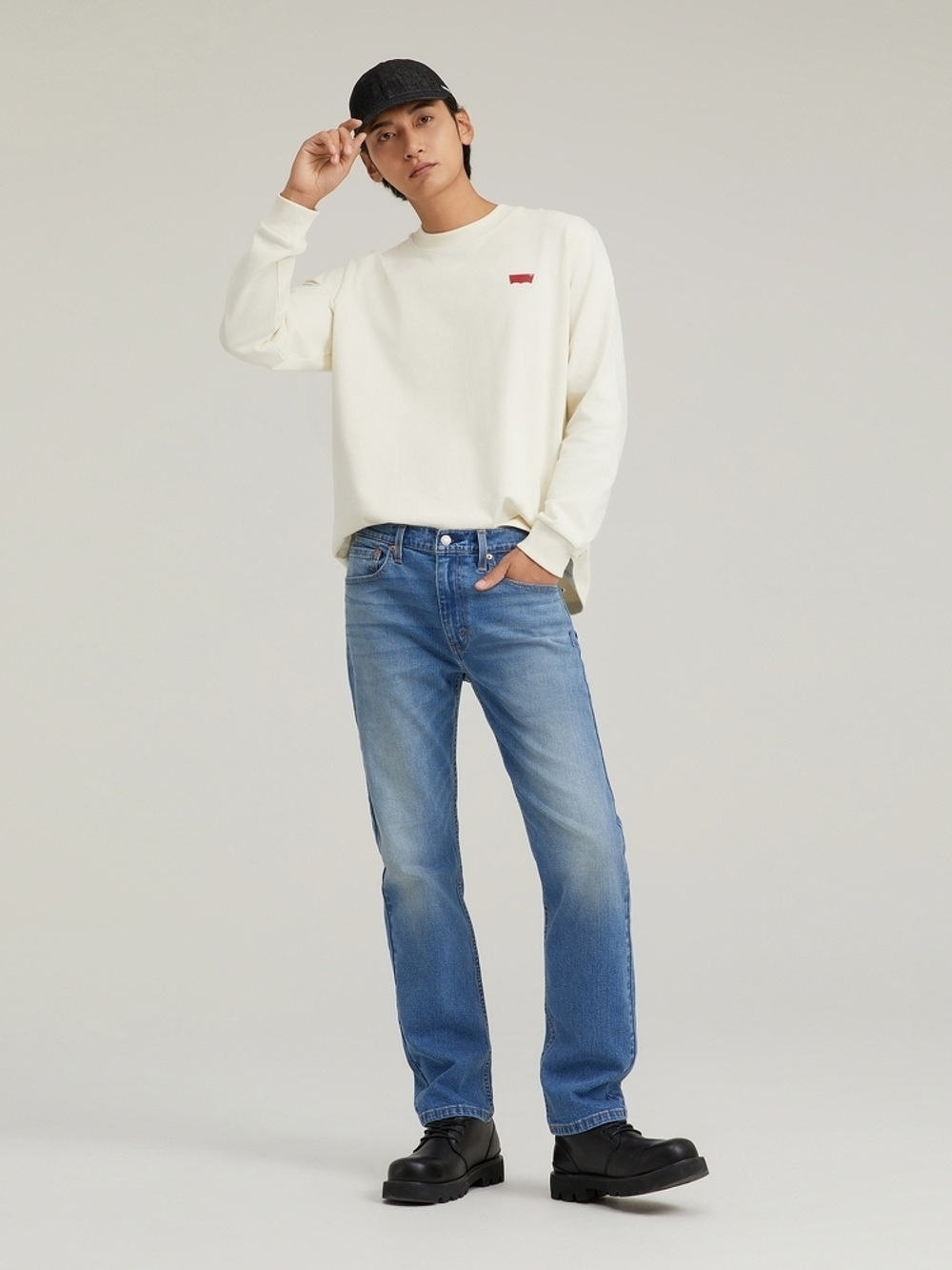 Мужские классические джинсы Levi's 502 Taper 29507-1615