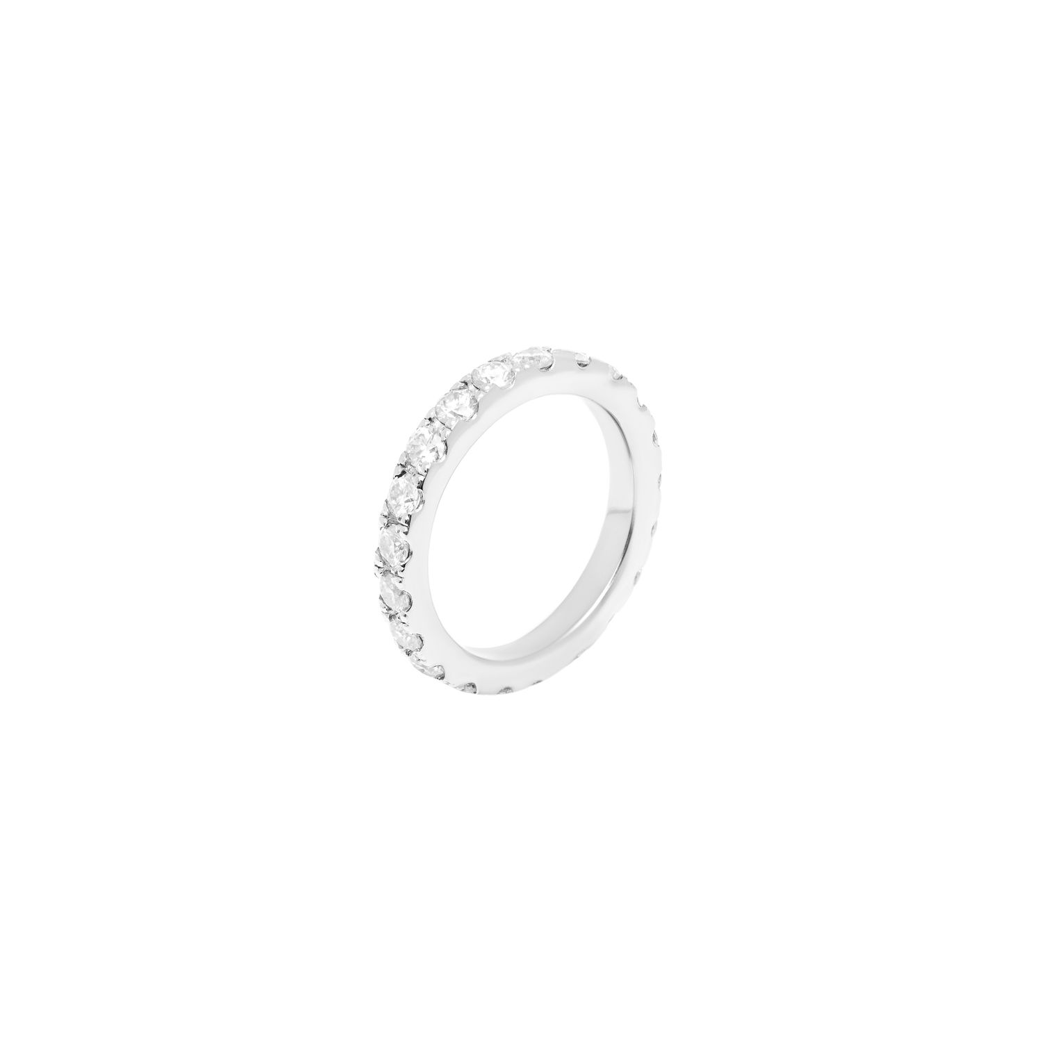 Кольцо Classic Pave Ring By VLV – 2.5 mm
