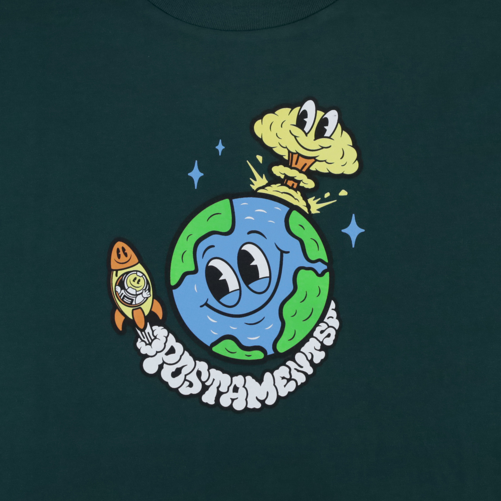 Футболка Postaments Planet (green) артикул: - купить в магазине Дайс