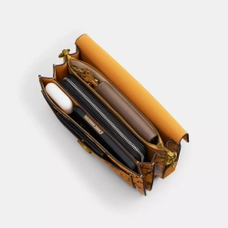 COACH СУМКА ЧЕРЕЗ ПЛЕЧО TABBY 26 С ПРИНТОМ ГРАФФИТИ, ОХРА