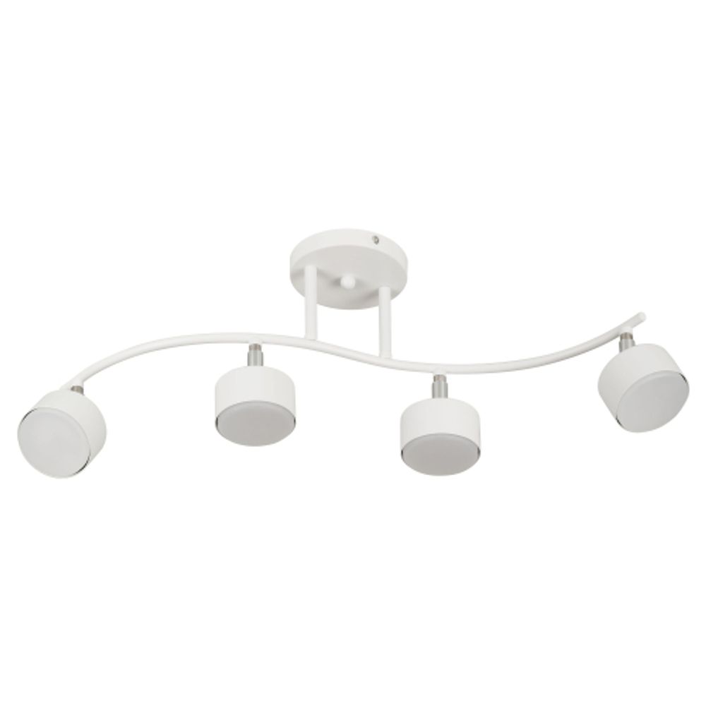 Светильник настенно-потолочный спот Rivoli   7080-704 4хGX53 15 Вт поворотный