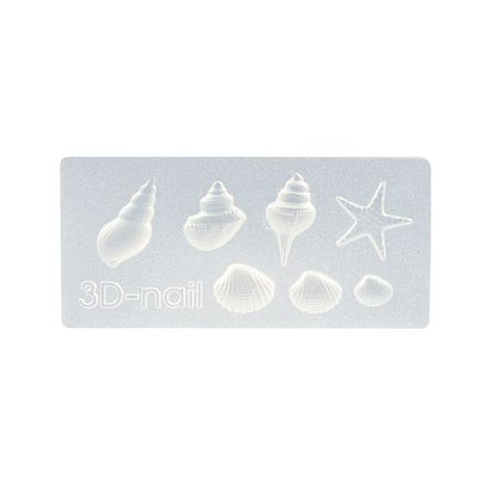 Irisk Формочки силиконовые для объемного дизайна, Ракушки