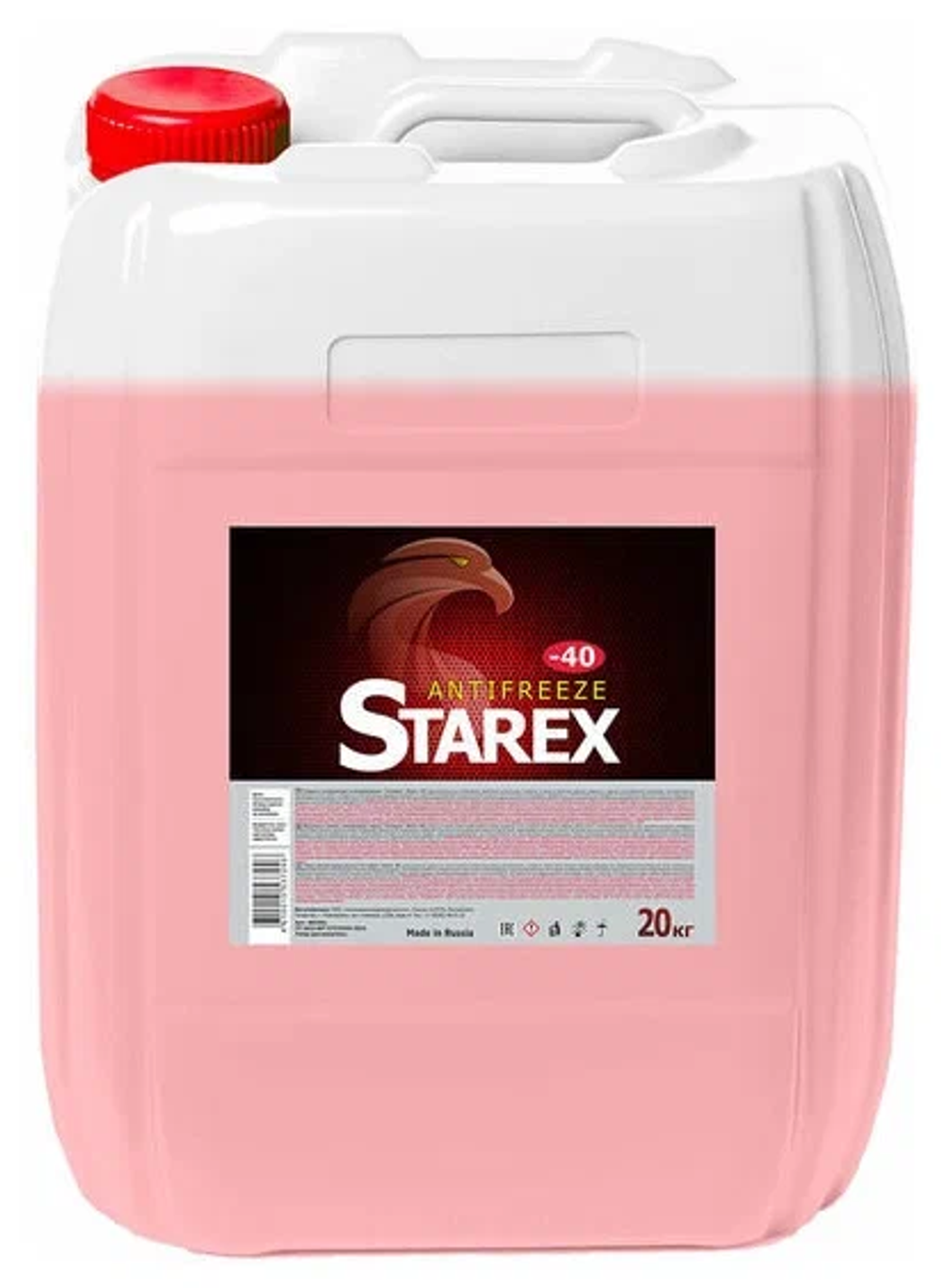 Антифриз Starex Red, красный, 20 кг