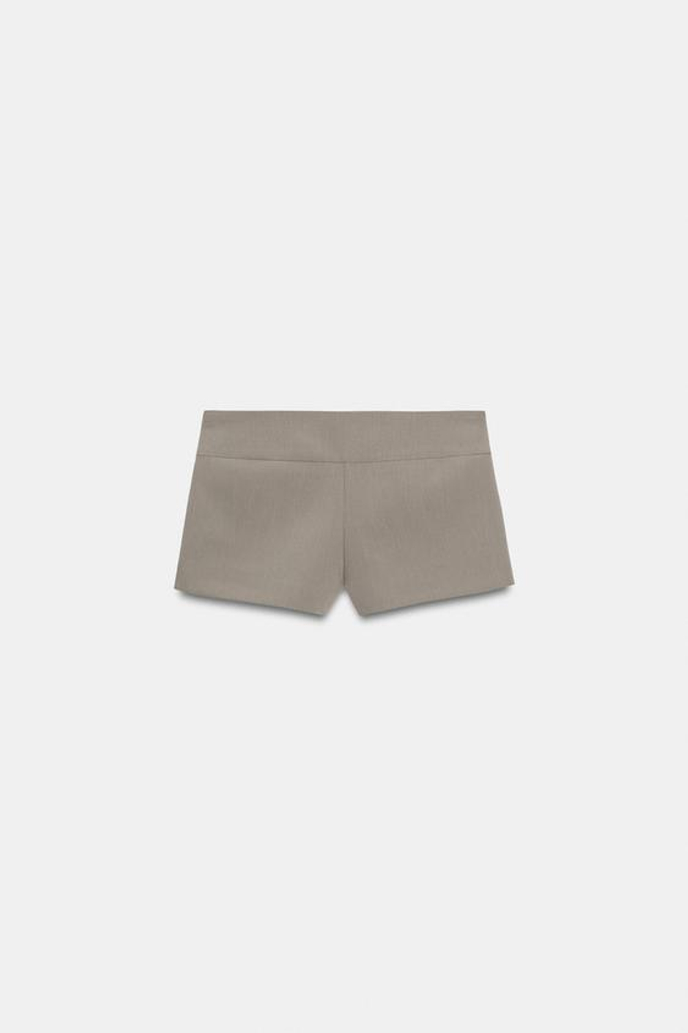 ZARA МИНИ-ШОРТЫ, СЕРО-КОРИЧНЕВЫЙ
