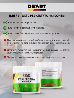 Грунт универсальный для мебели и дерева без запаха