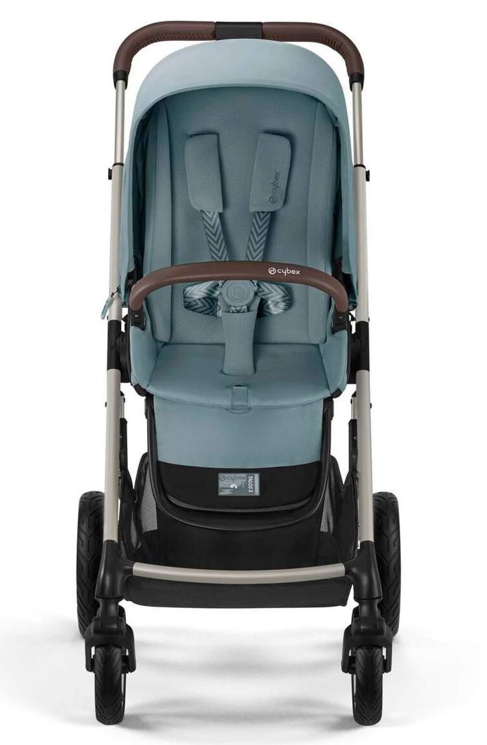 Коляска Cybex Talos S Lux TPE complete Cloud G Moon Black Plus 3 в 1 Stormy Blue с дождевиками