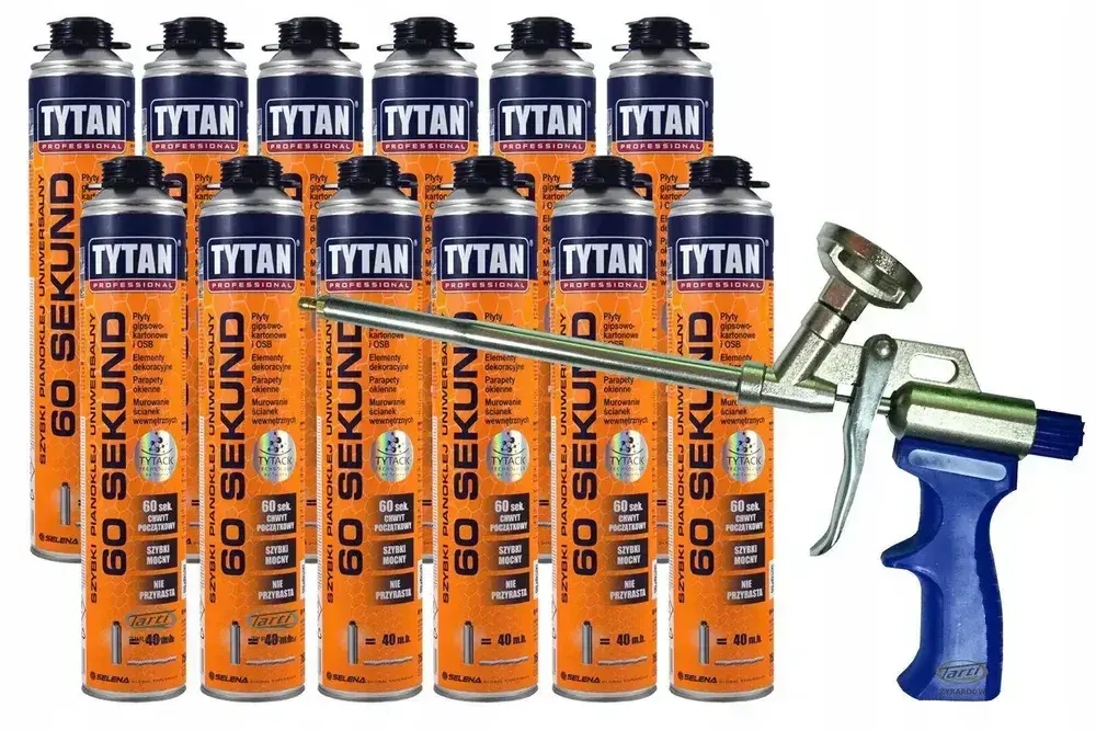 Tytan 60 секунд , Клей-пена профессиональная Tytan Professional 60 Секунд 750 мл.,1шт