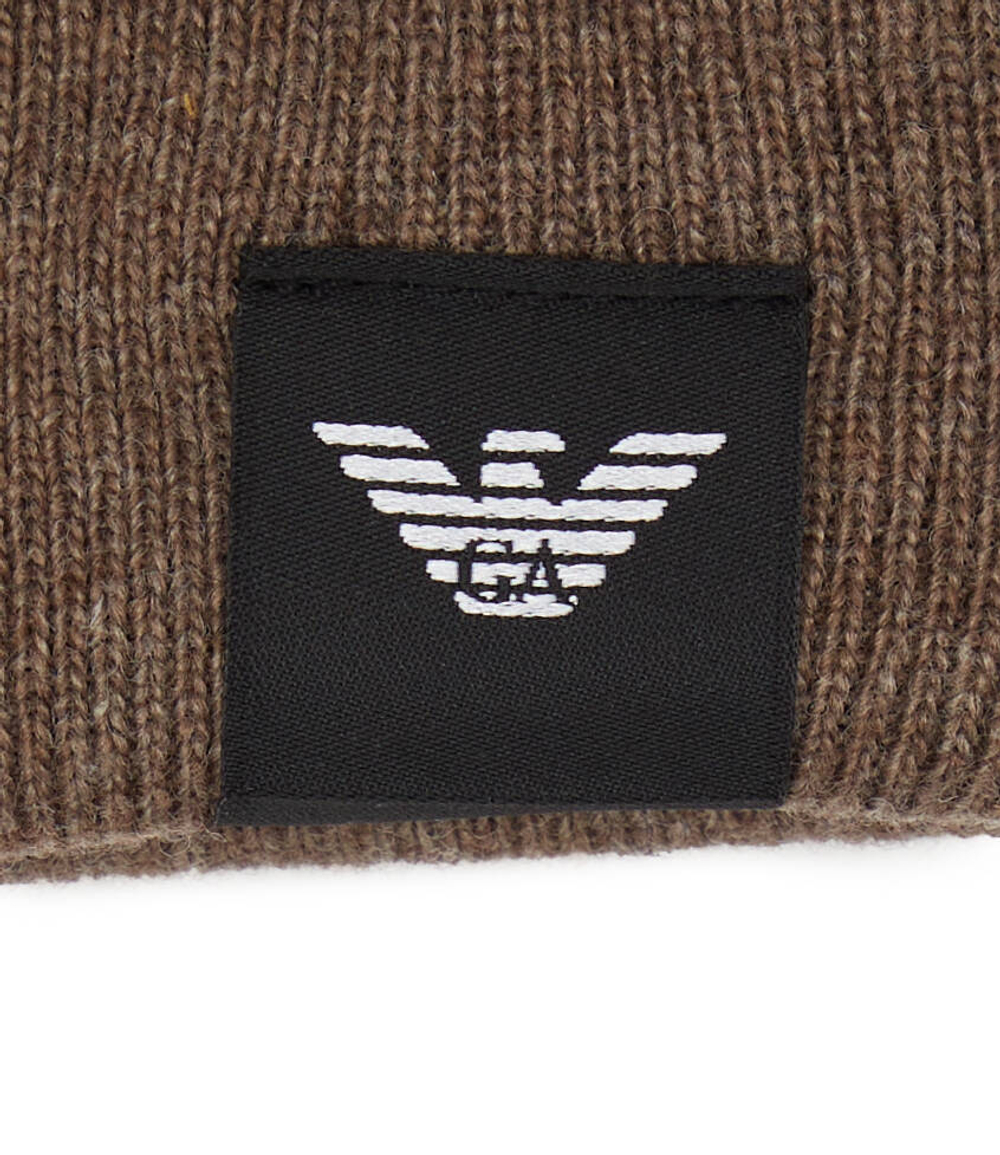 Шапка Emporio Armani - коричневый(627043 3F543)