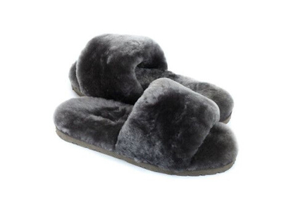 UGG Fluff Slide Slippers Grey