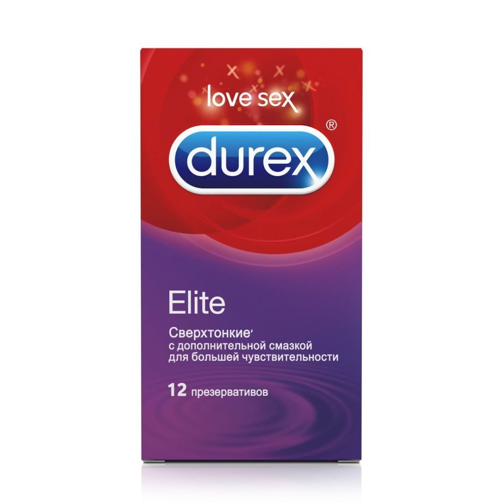 Сверхтонкие презервативы Durex Elite - 3 шт.