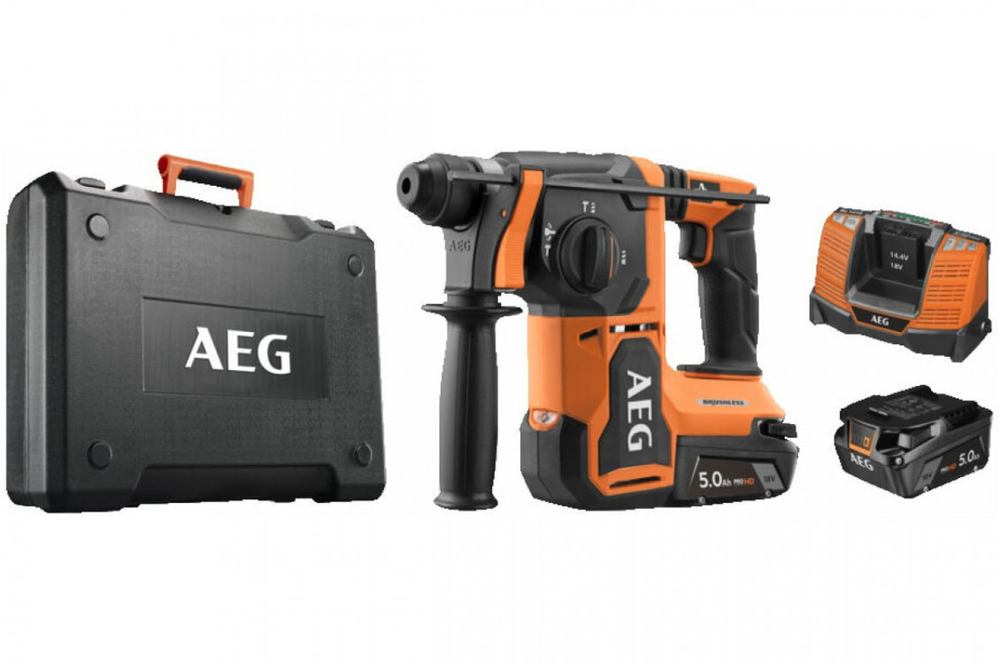 Перфоратор аккумуляторный AEG BBH18BL2-502C 4935492343
