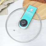 Крышка 24см стеклянная с пластиковой ручкой, TimA