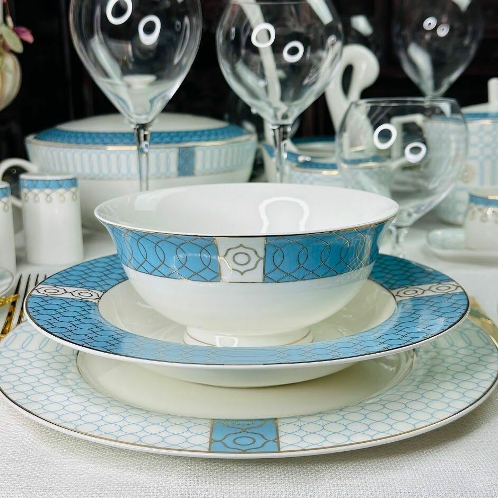 Lenardi 145-584 Набор из 6 салатников 15см ТИФФАНИ в под.уп.(х6)Костяной фарфор