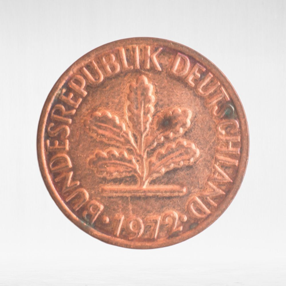 Germany, 1 Pfennig, 1972, (Karlsruhe Mint - "G"), VF