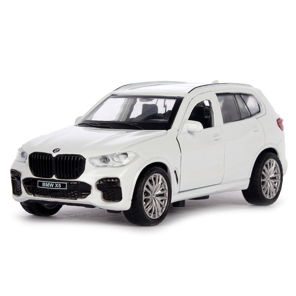 Модель ин. мет. "BMW X5 M-Sport" 12см, двери, багаж, бел, коробка X5-12-WH (Технопарк)