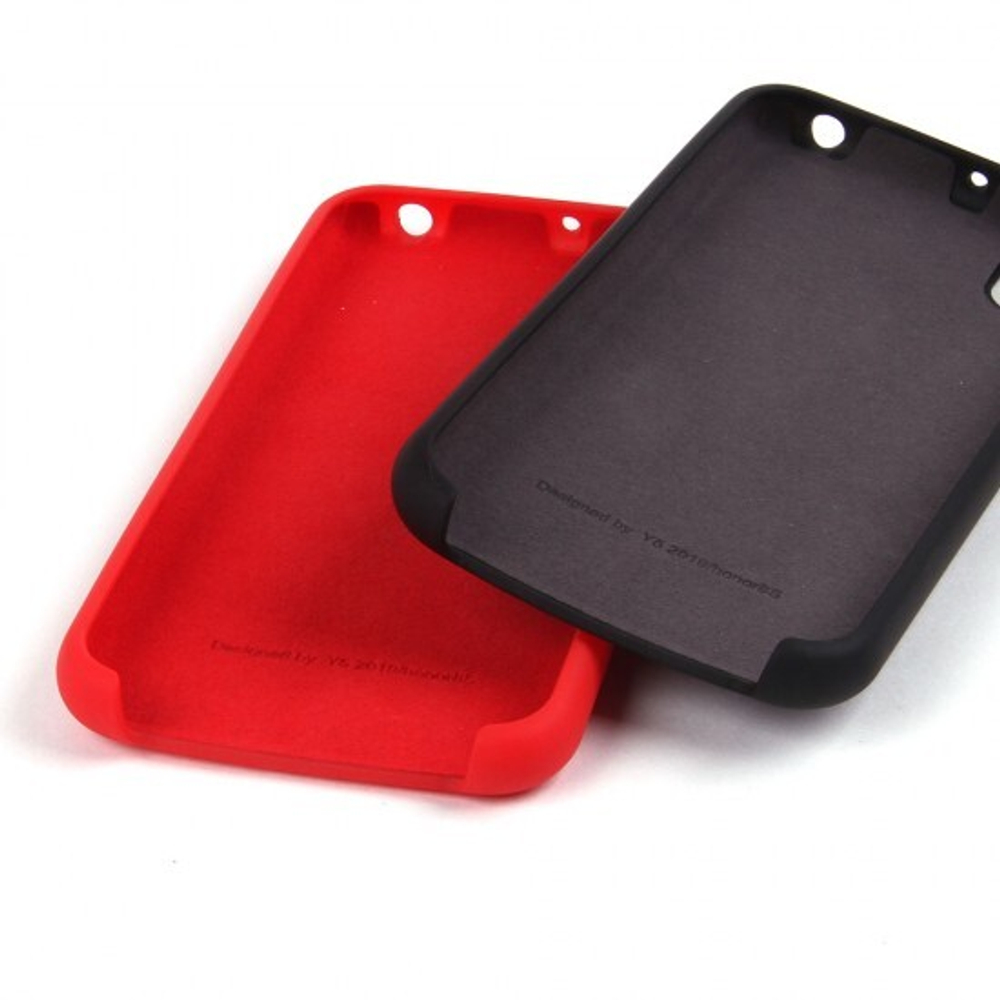 Панель Soft Touch для Huawei Y5 (2019)/ Honor 8S, 007001 Красный