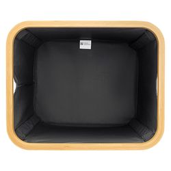 Корзина для белья Neat Mid, 40x33x43 см, черная