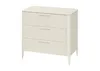 Комод Type 3 ящика ширина 90 см (молочный)