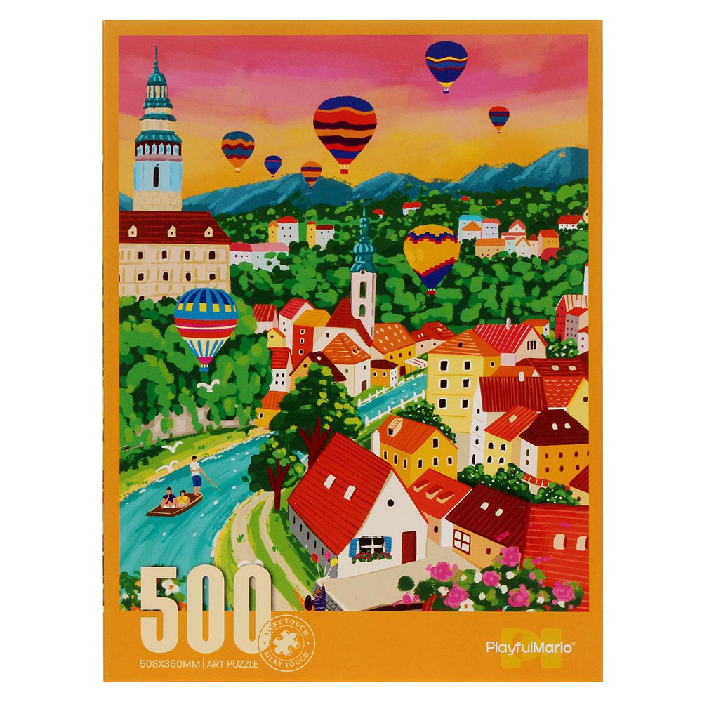 Пазл Дома 500эл., коробка C-42091