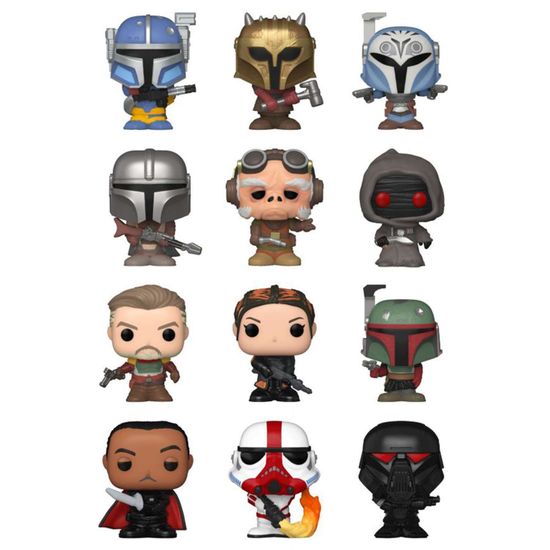 Фигурка Funko Bitty POP! Star Wars Mandalorian Mystery 1 штука в ассортименте (из12) 76401 / Фигурка Фанко Битти Поп! по мотивам сериала "Мандалорец"