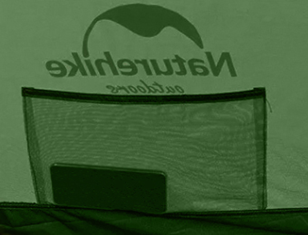 Палатка Naturehike P-Series 2-местная, алюминиевый каркас, зеленая