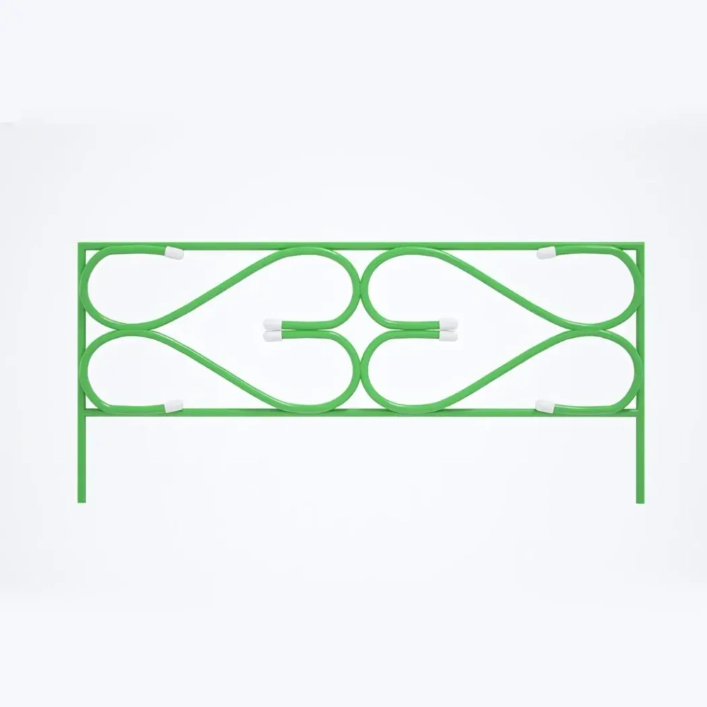 Заборчик садовый «Дачный» 30*65*325см (5 деталей)