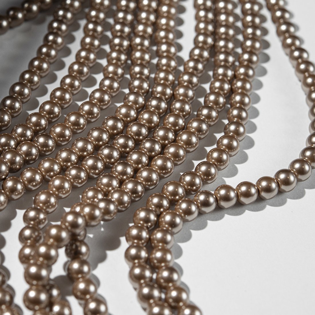 Жемчуг Майорка, оттенок "Antique", шар 6мм, улучшенное покрытие