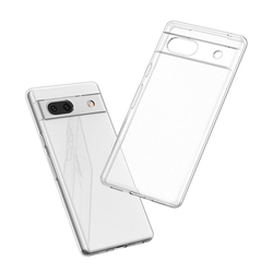 Тонкий силиконовый чехол для смартфона Google Pixel 7A, серия Ultra Clear от Caseport