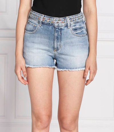 шорты GUESS - голубой(W2YD26 D3DN2)