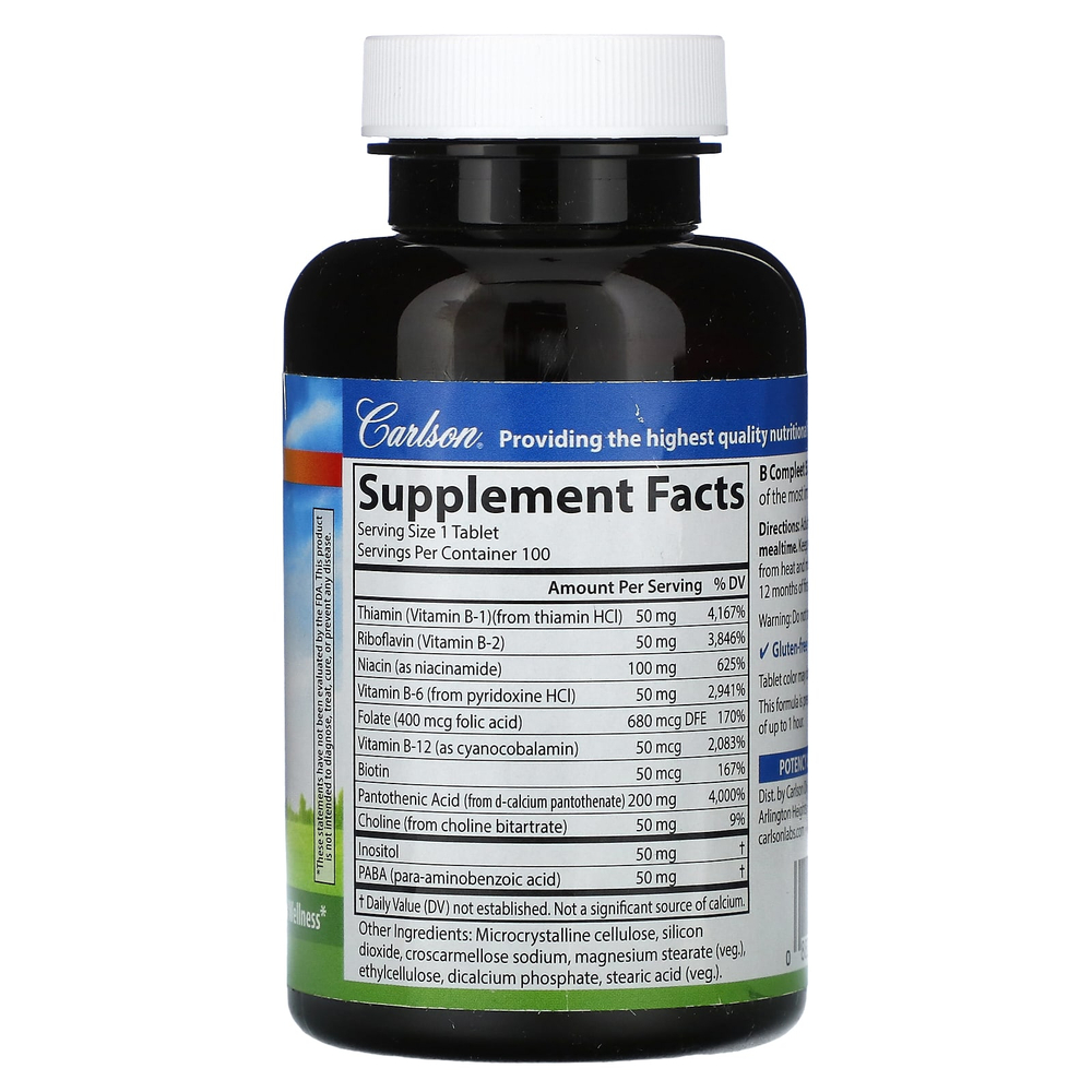 Carlson, B Compleet 50, 100 таблеток